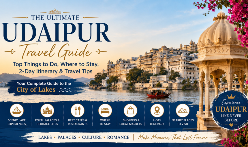 The Ultimate Udaipur Travel Guide (2026): Top Things to Do, Where to Stay, 2-Day Itinerary & Travel Tips